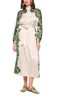 Платье из вискозы с принтом