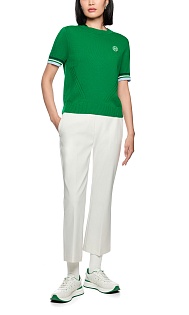 Пуловер с короткими рукавами