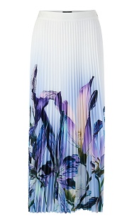 Плиссированная юбка с принтом