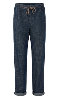 Джинсы с подворотами