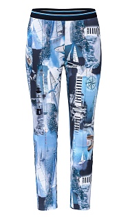 Брюки с принтом