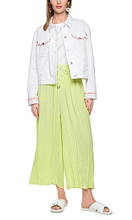 Широкие укороченные брюки