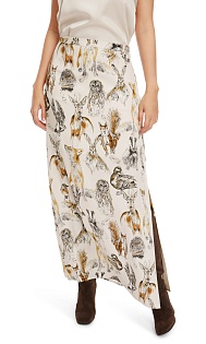 Юбка из шелка