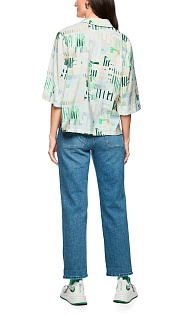 Блуза с принтом