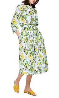 Юбка из хлопка с принтом