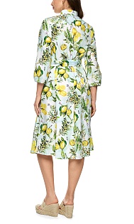 Платье из хлопка с принтом