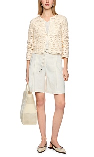 Ажурный жакет с бисером