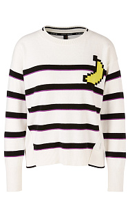 Пуловер с принтом Marc Cain, WS41.10M54/190-B, тема Bananarama, сезон Весна-Лето 2024