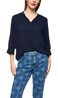 Блуза из струящейся ткани