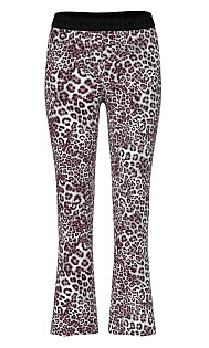 Укороченные брюки с принтом