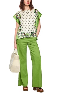 Блуза с принтом