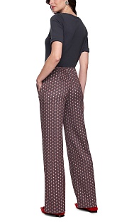 Брюки с принтом