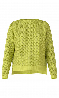 Пуловер из хлопка Marc Cain, SS41.20M14/412-D, тема Type of Leo, сезон Весна-Лето 2022