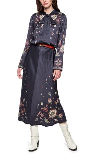 Платье с принтом