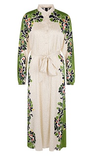 Платье из вискозы с принтом