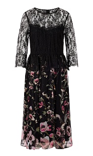 Платье с кружевом