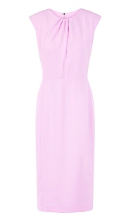 Приталенное миди платье