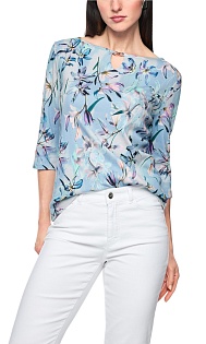 Блуза с принтом