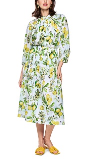 Юбка из хлопка с принтом