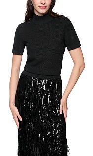 Пуловер с короткими рукавами