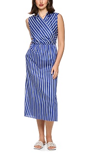 Платье в полоску из хлопка