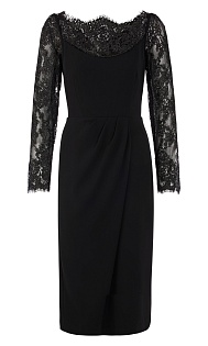 Платье с кружевом