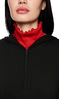 Пуловер с капюшоном