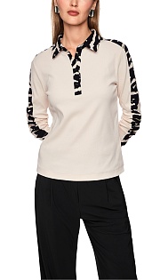 Поло с принтом