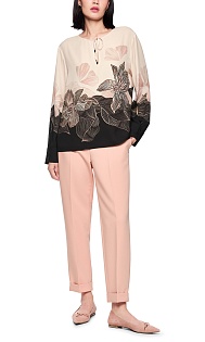 Блуза с цветочным принтом