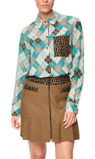 Блуза с принтом