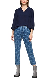 Блуза из струящейся ткани