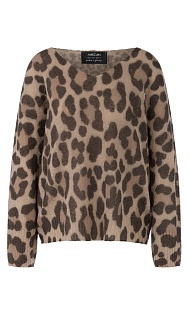 Пуловер с принтом