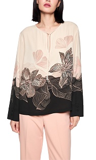 Блуза с цветочным принтом