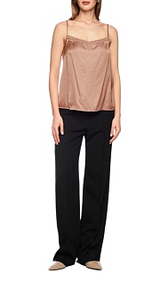 Топ на бретелях с кружевом