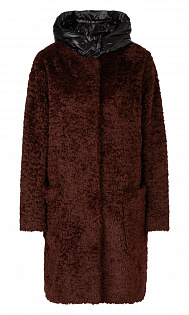 Пальто из искусственного меха Marc Cain, RC11.21W95/495-D, тема Chillin Mountains, сезон Осень-Зима 2021