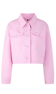 Короткая джинсовая куртка