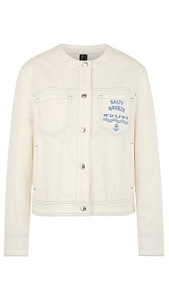 Джинсовая куртка с вышивкой