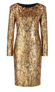 Платье с пайетками