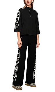 Пуловер с принтом