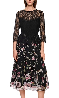 Платье с кружевом