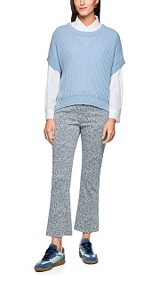 Пуловер с короткими рукавами