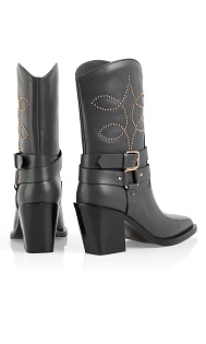 Сапоги из кожи