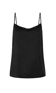 Топ на бретелях с кружевом