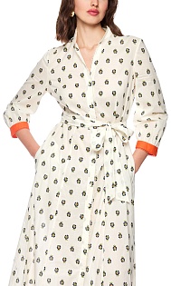 Платье из хлопка с принтом