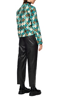 Брюки из искусственной кожи