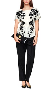 Блуза с принтом