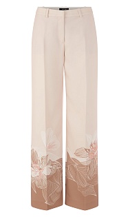 Широкие брюки с принтом