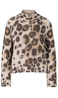 Пуловер с принтом