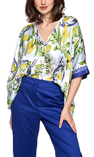 Блуза из вискозы с принтом