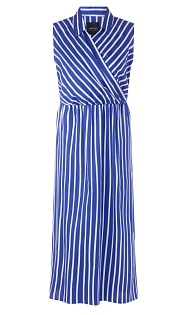Платье в полоску из хлопка
